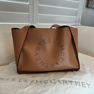 Stella McCartney cutout logo tote